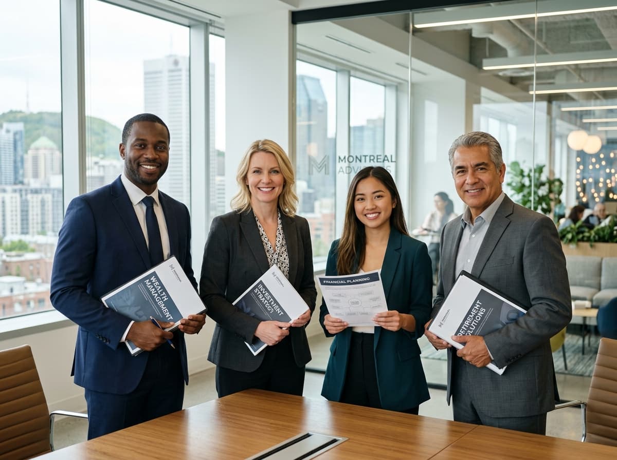 InsurQuote QC financial advisors team in Montréal office